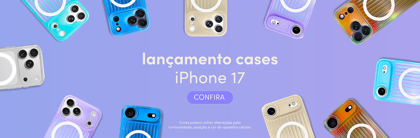 banner lançamento case para iPhone 17
