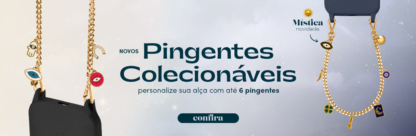 Pingentes personalizáveis (Personalize sua Alça)