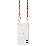 Alça Madrepérolas Coloridas com Case Iphone