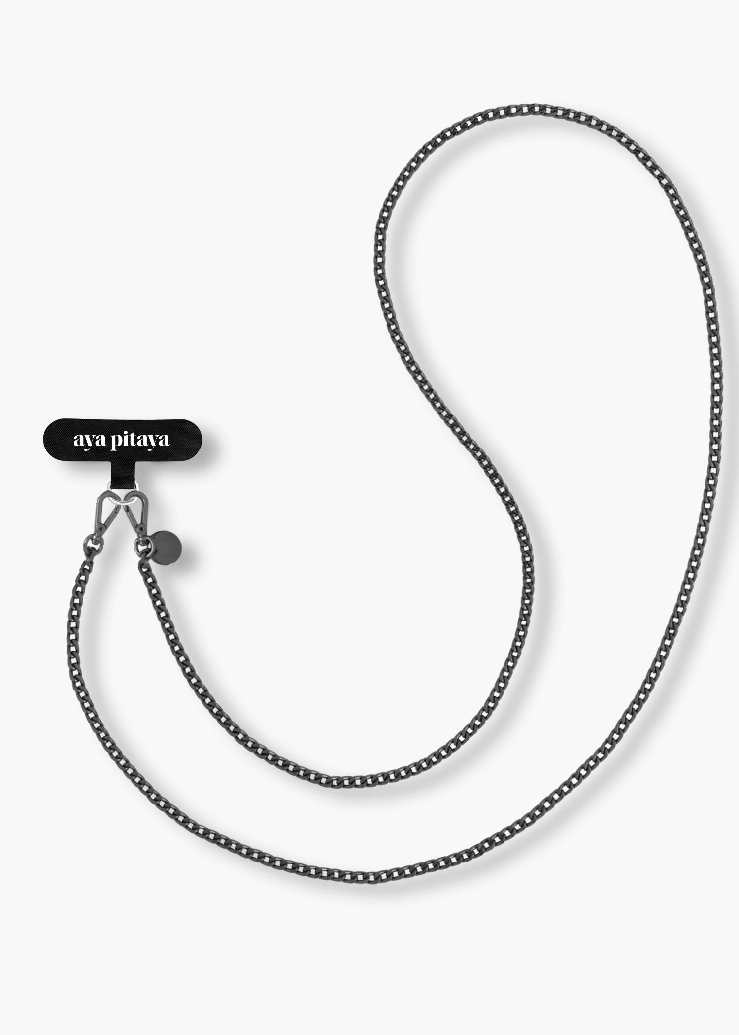 annaaaa Alça Universal Crossbody Corrente Grafite – Aya Pitaya