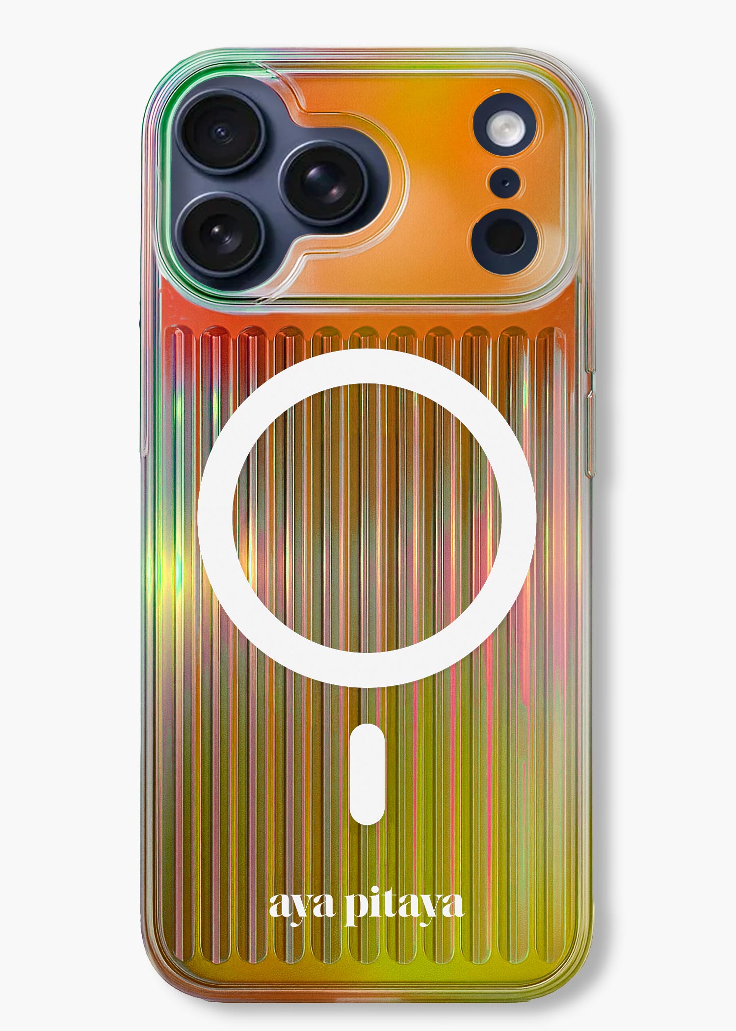 Case MagSafe Holográfica iPhone 17 Pro Max – Aya Pitaya