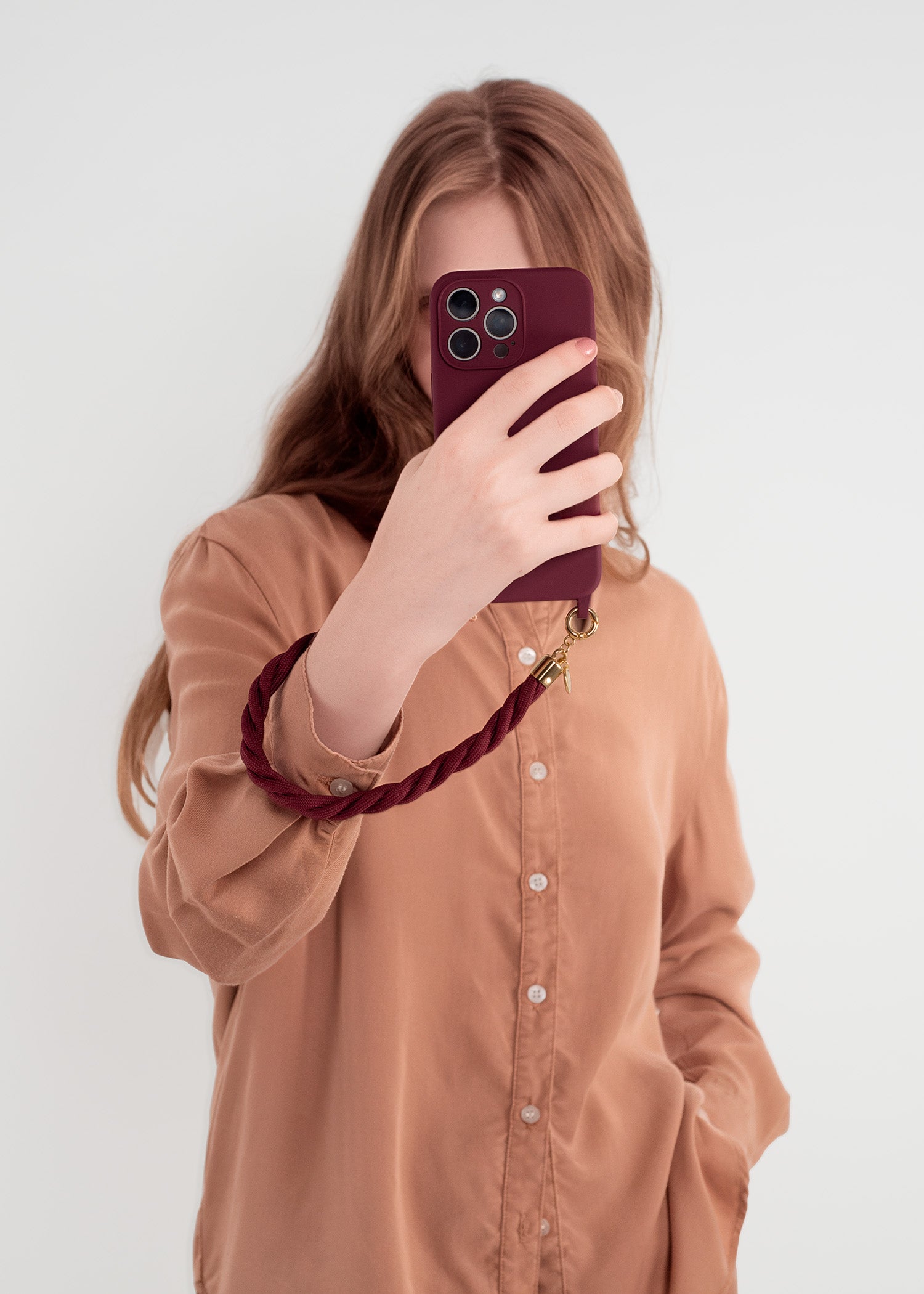 Alça de Mão Joana + Corrente Extensora de Alça + Case para iPhone