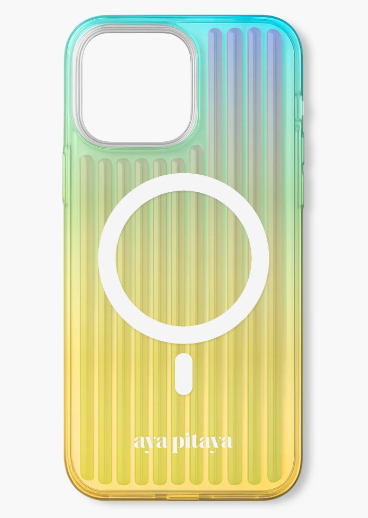 Case Universal MagSafe Holográfica Amarelo