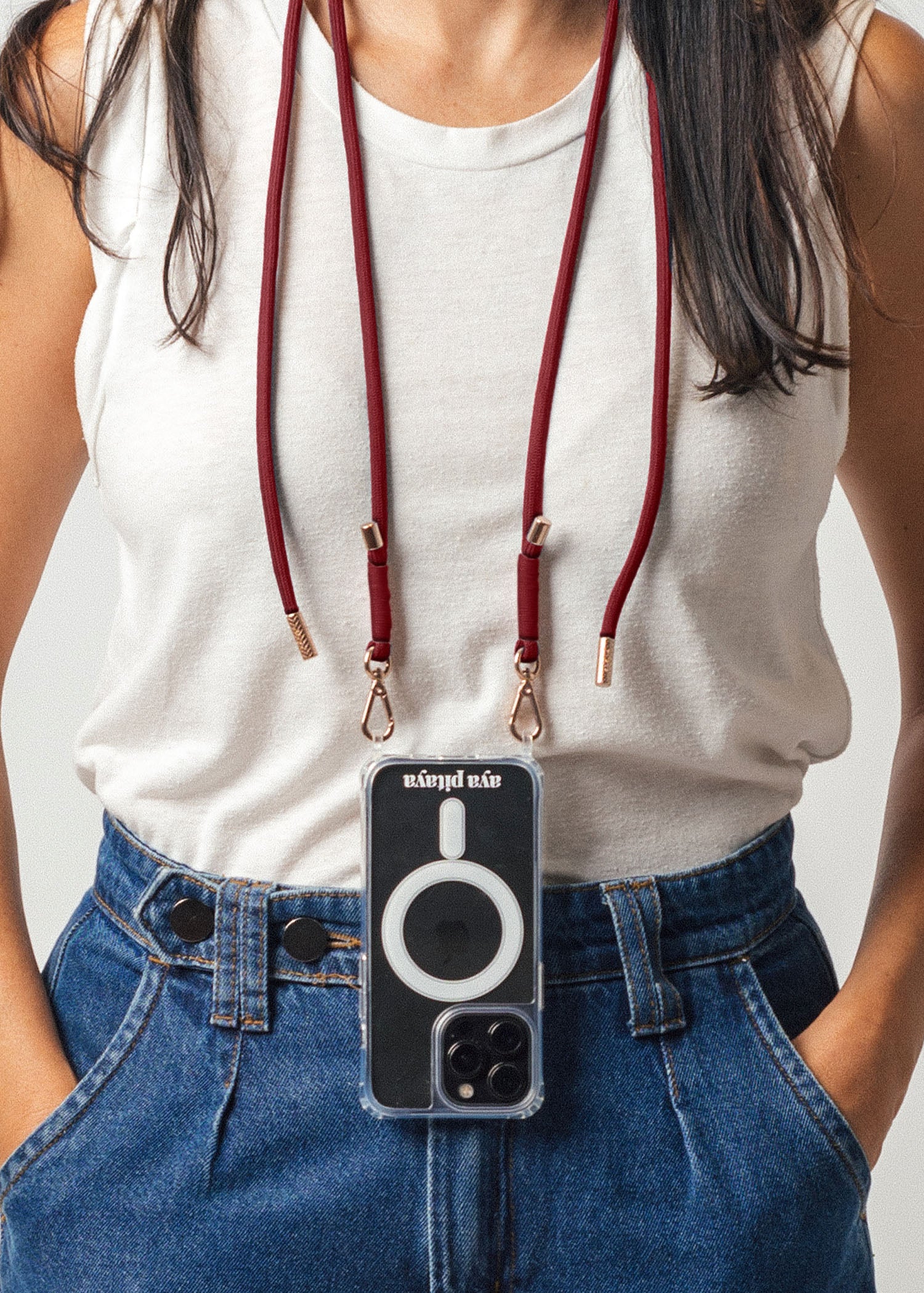 Alça Para Celular Aya Pitaya Modular Romã