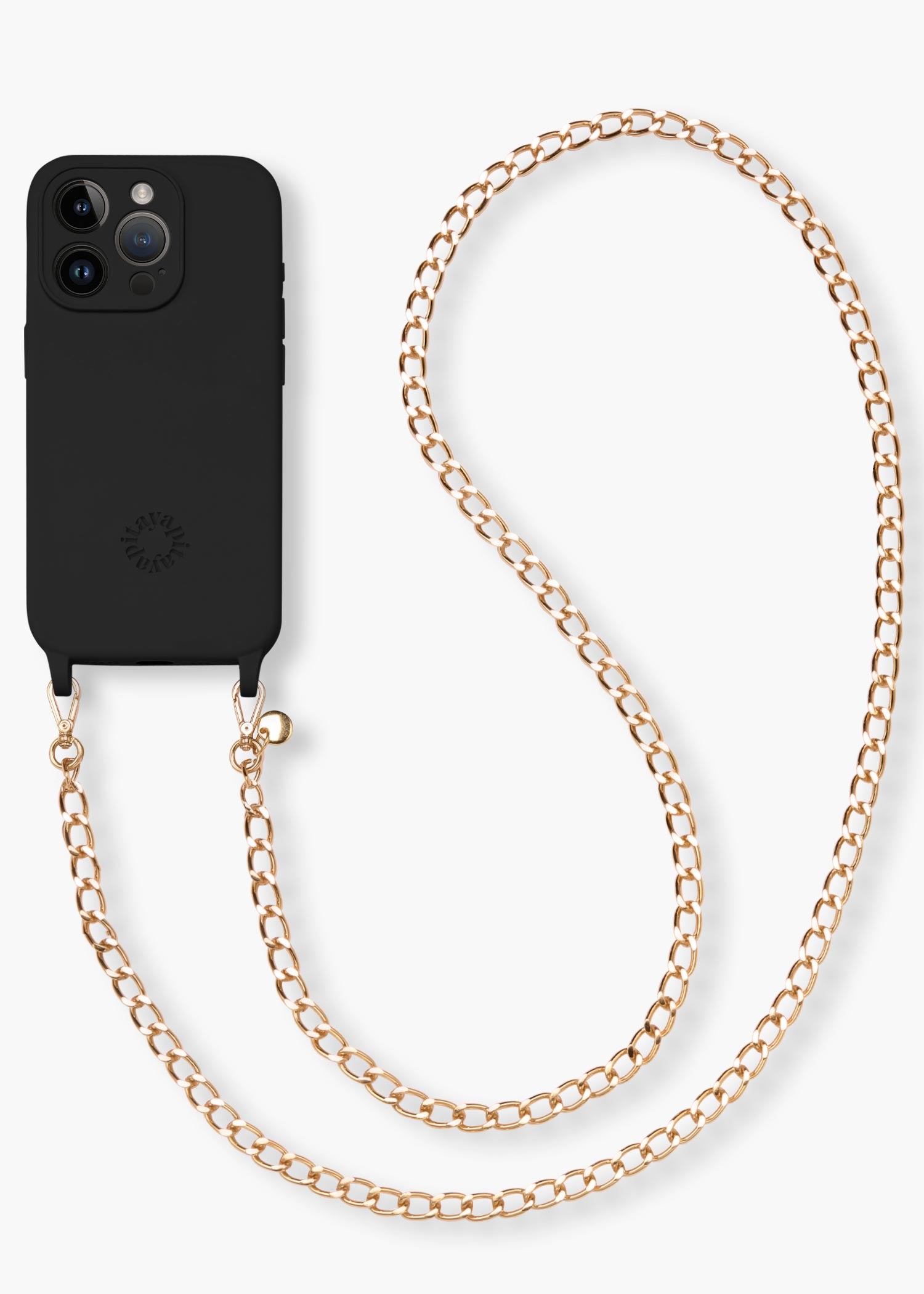Alça Corrente Dourada G + Case para iPhone