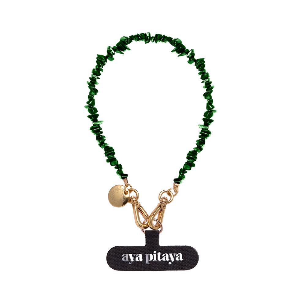 Alça Universal de Mão Madrepérolas Verde Floresta