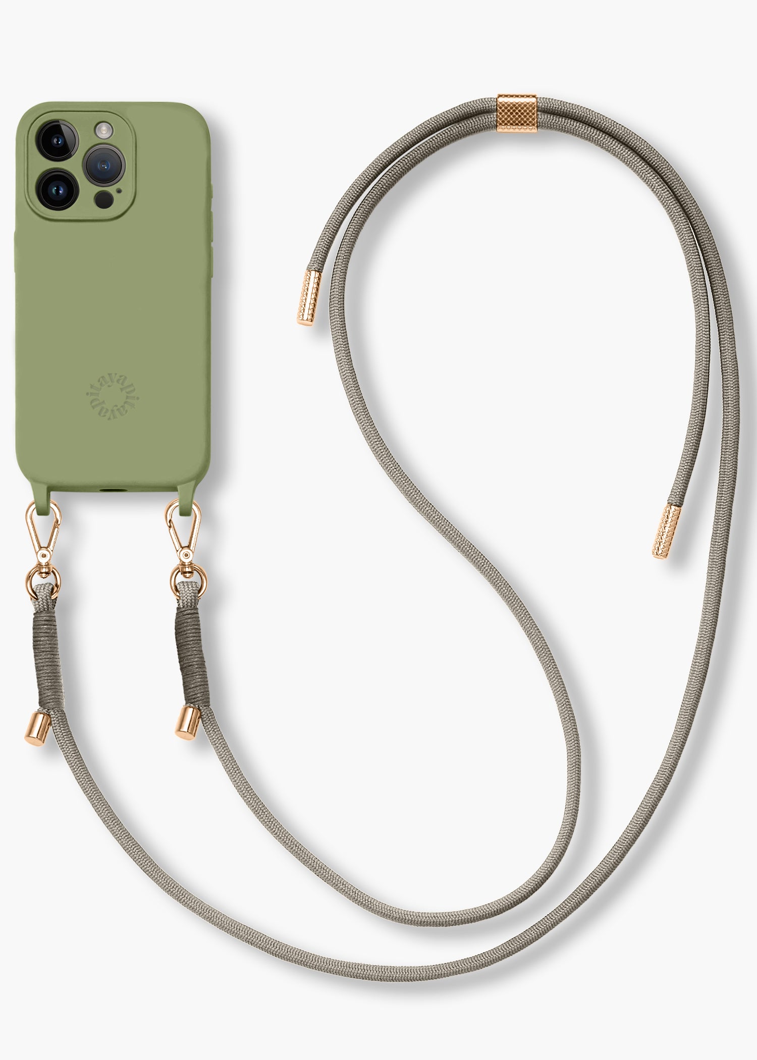 あやか iponeケース7.8 Alça Modular Pistache + Case para iPhone – Aya Pitaya