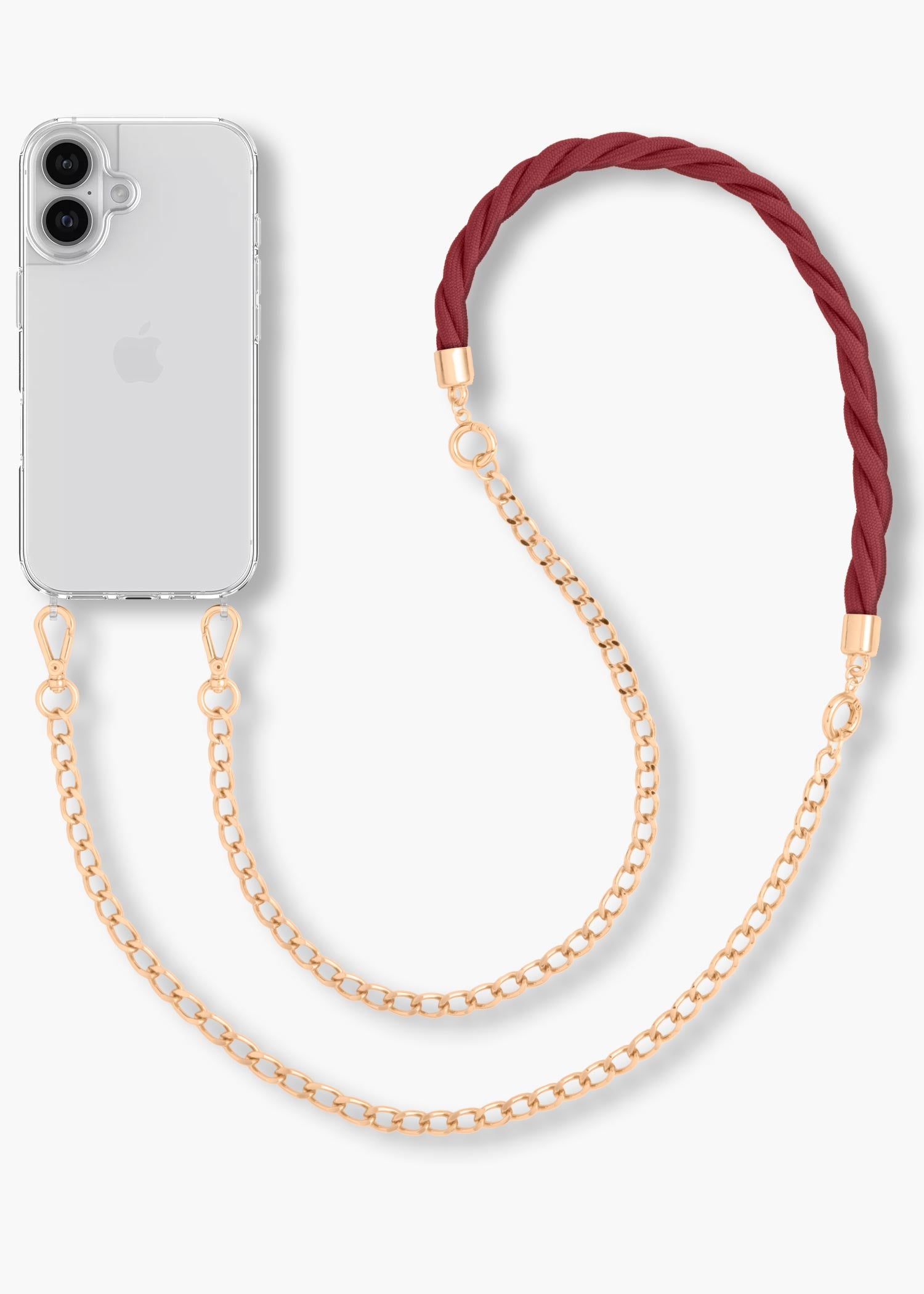 Alça de Mão Joana + Corrente Extensora de Alça + Case para iPhone