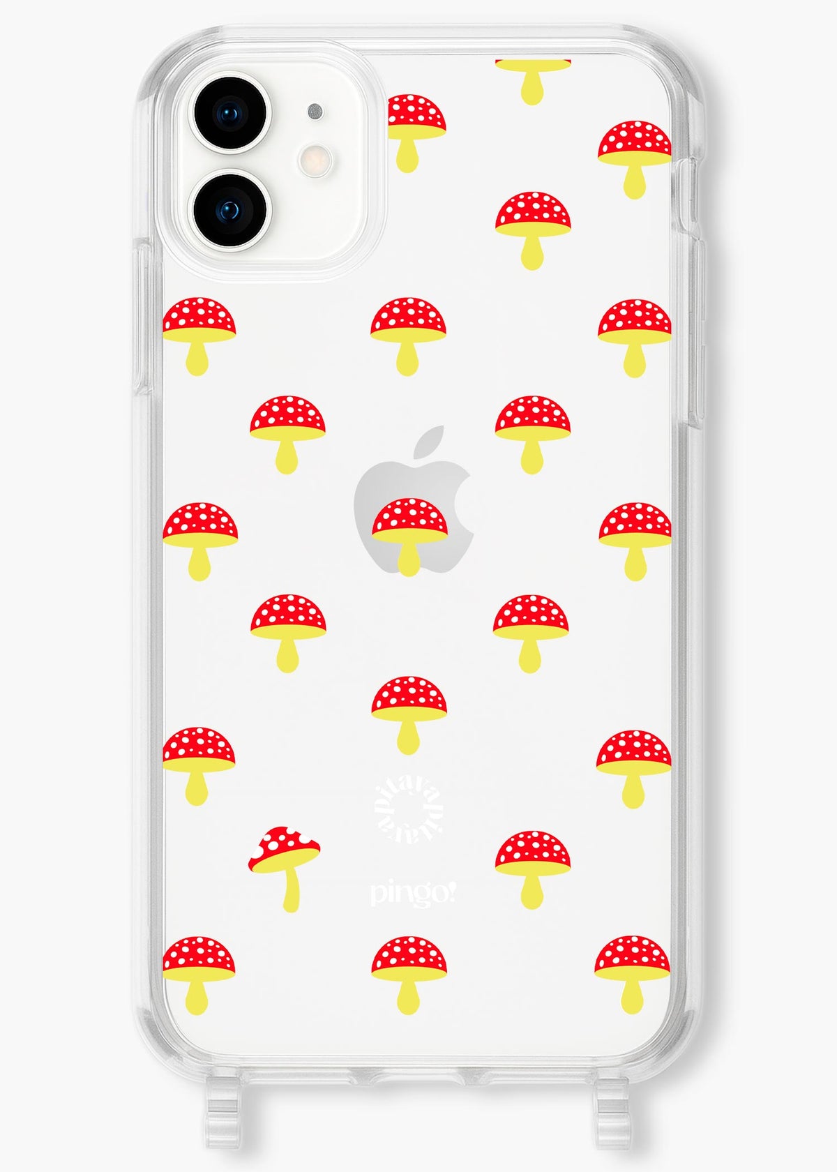 Case Cogumelos Vermelhos Pingo para iPhone