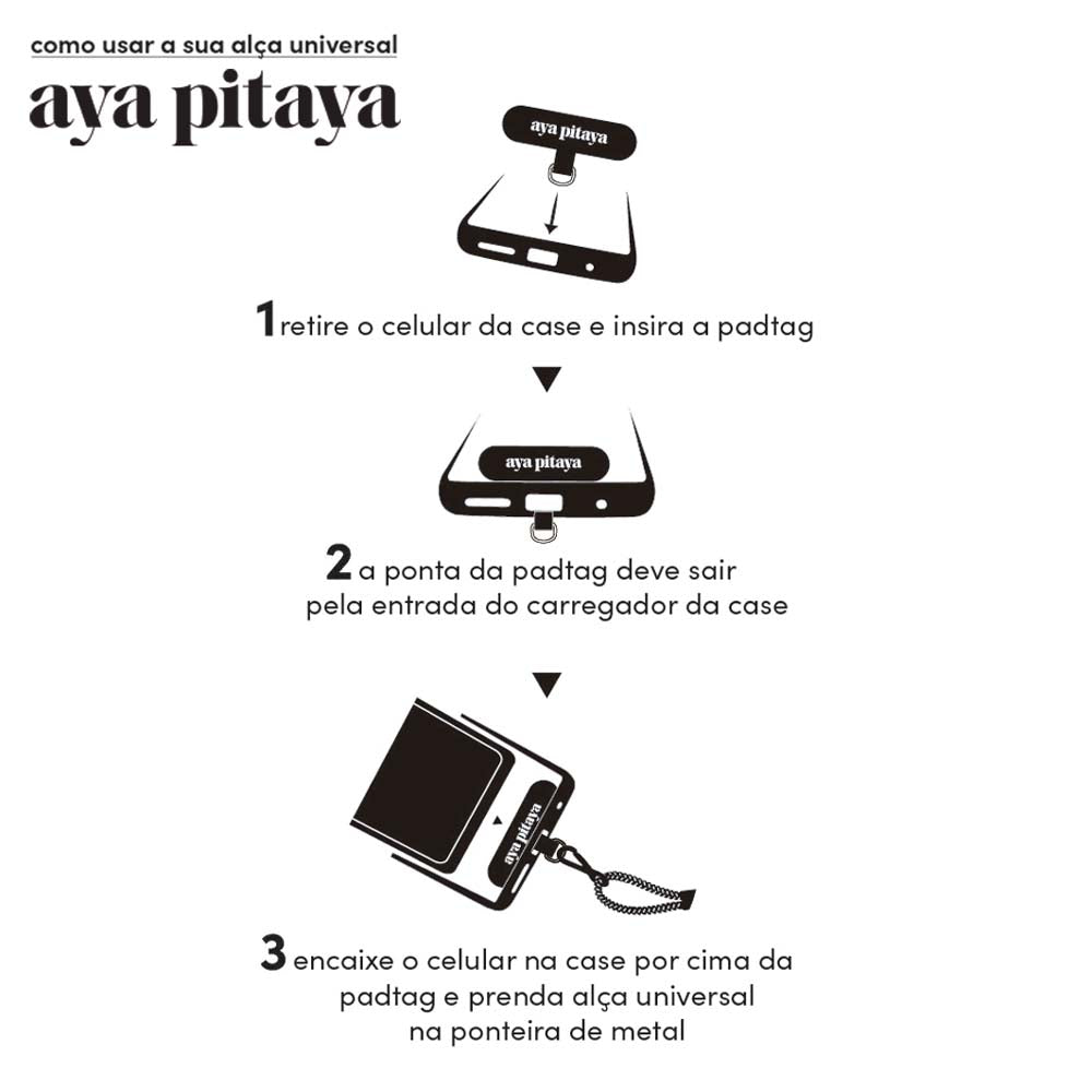 Alça Universal de Mão Corrente Dourada P