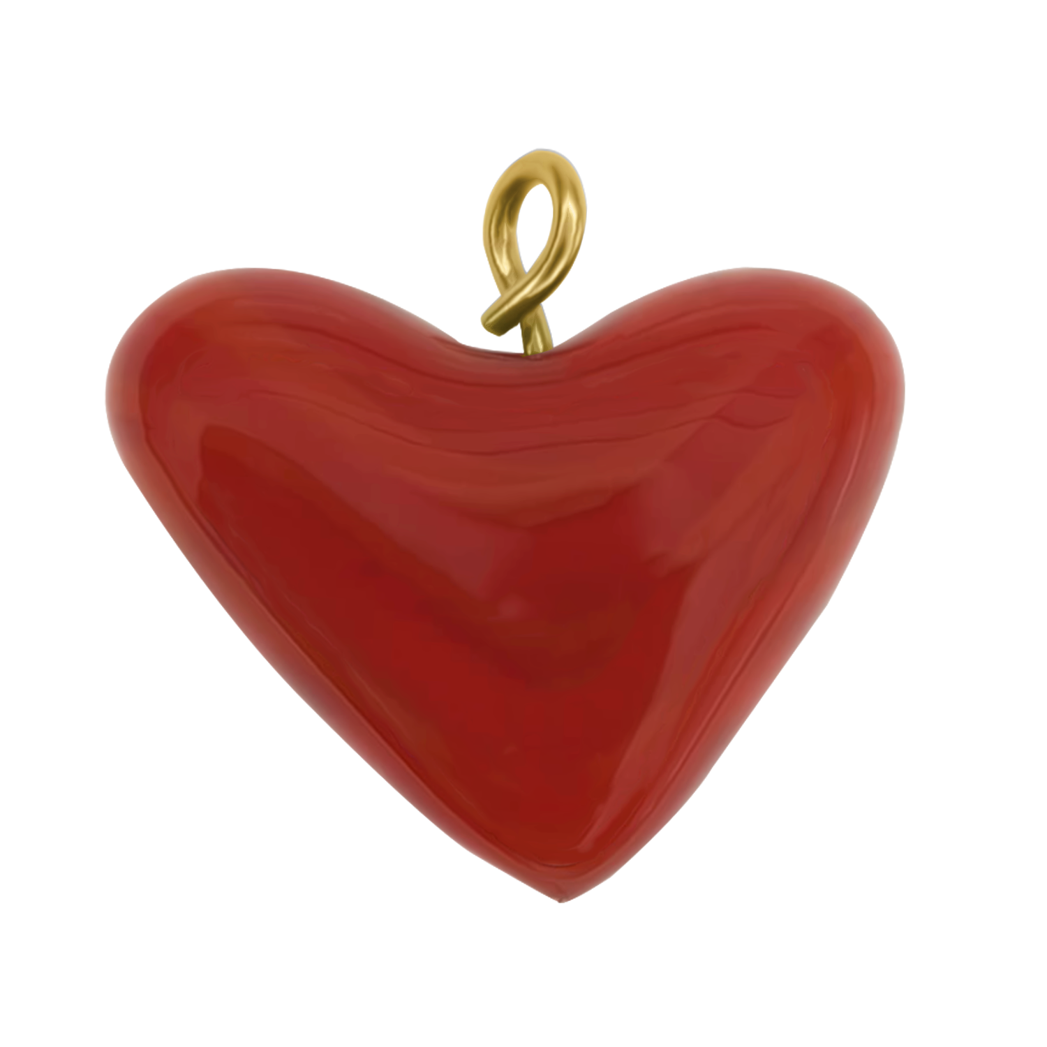 Pingentes Amor e Romance Dourado