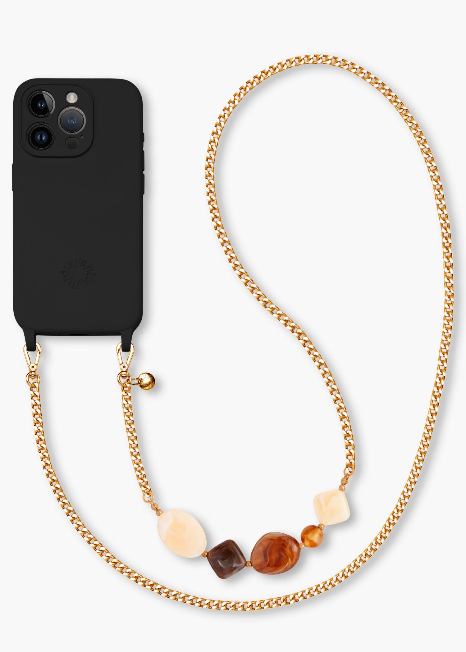 Alça Corrente Dourada Isa + Case para iPhone