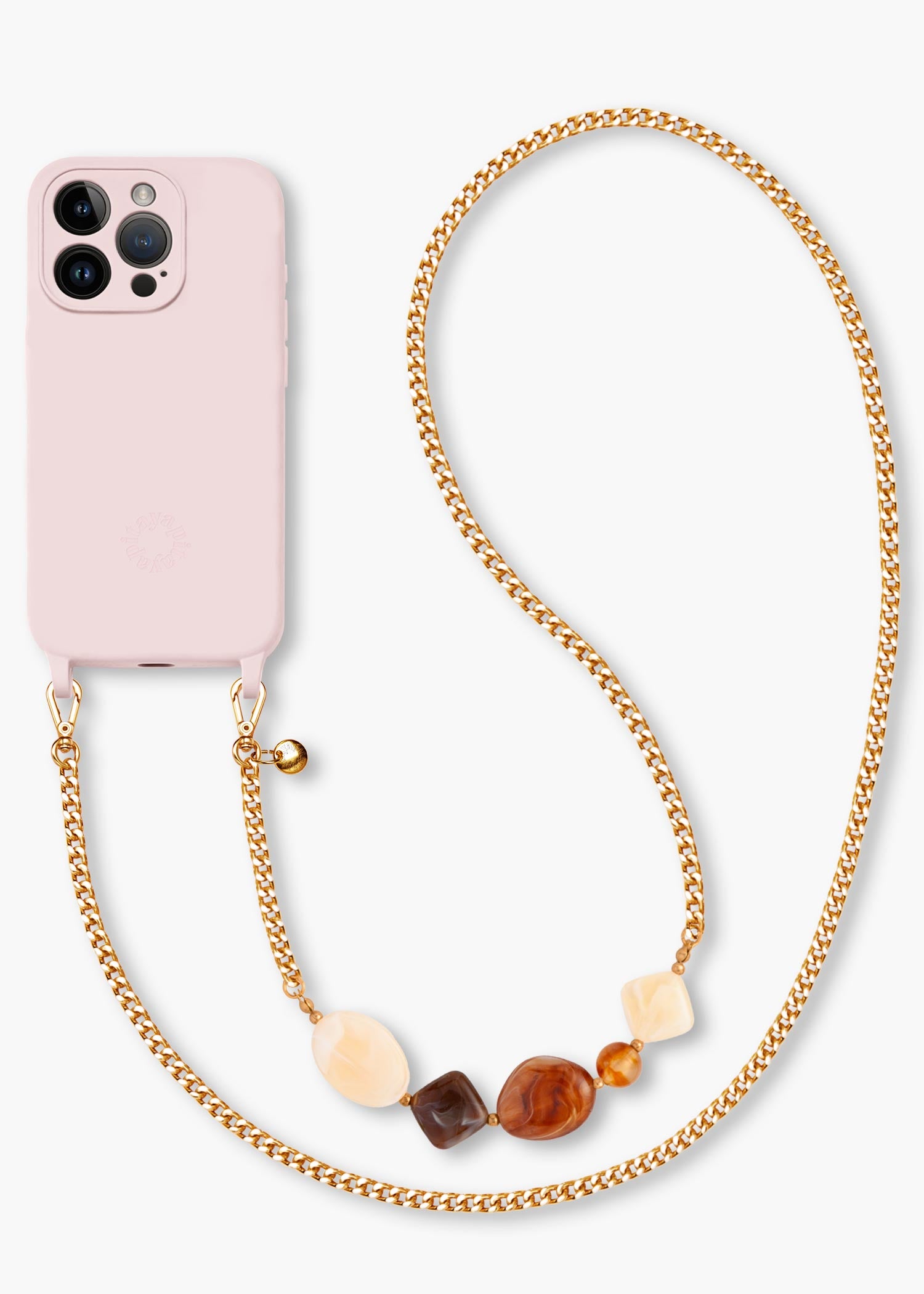 Alça Corrente Dourada Isa + Case para iPhone