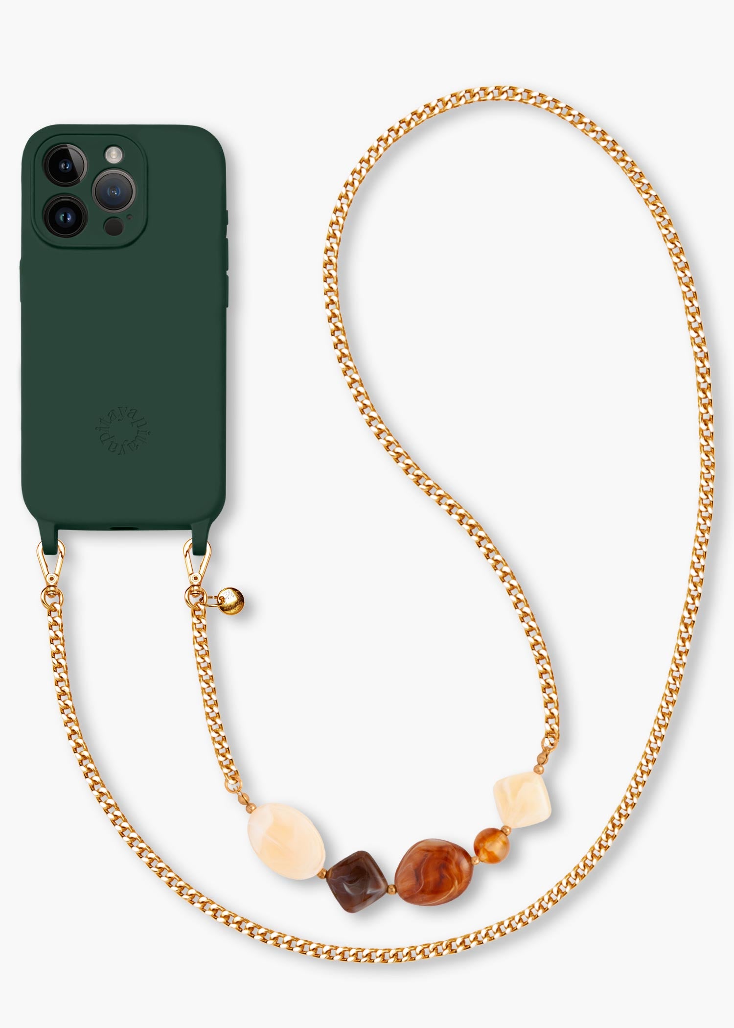 Alça Corrente Dourada Isa + Case para iPhone