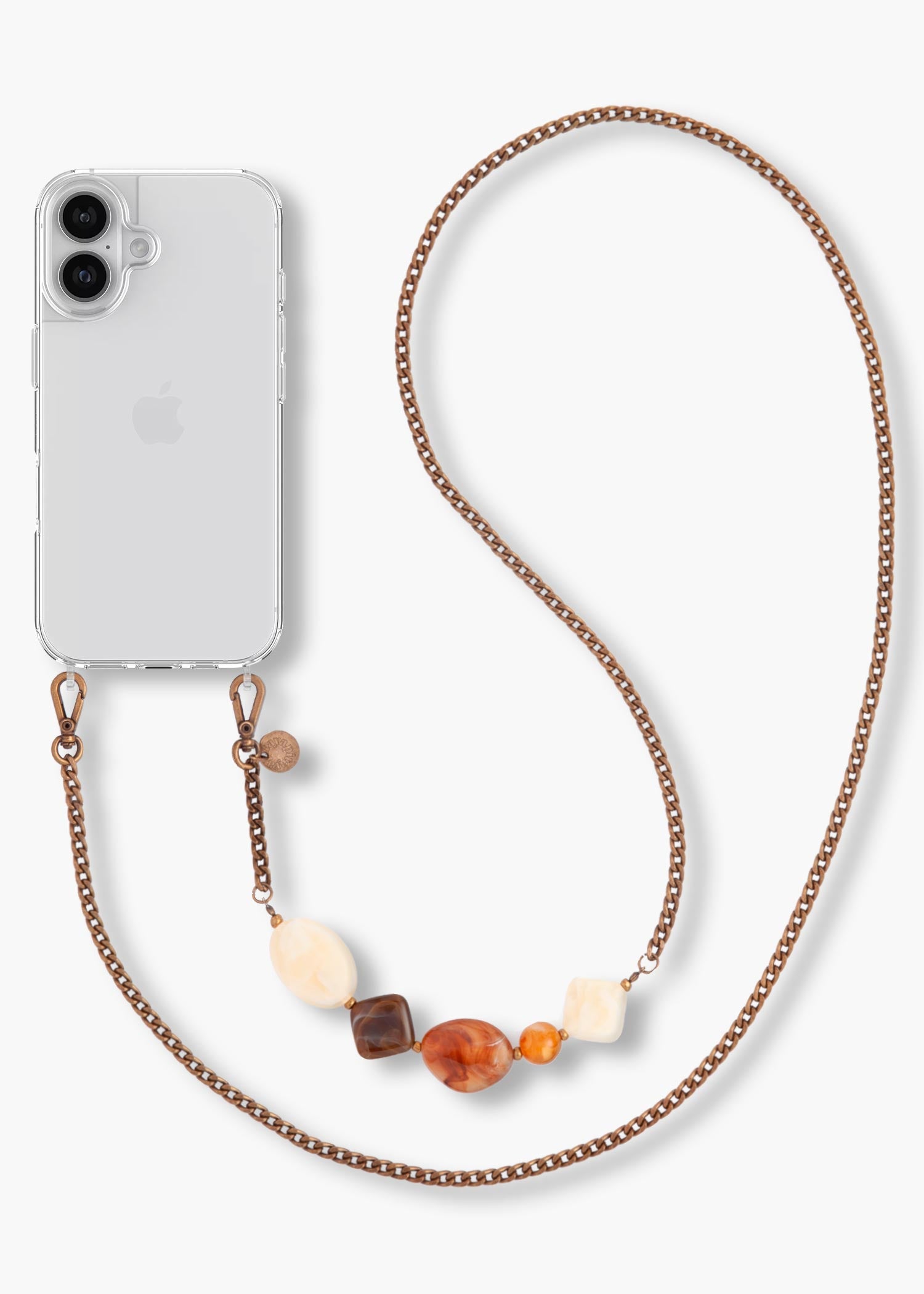 Alça Corrente Ouro Velho Bella + Case para iPhone