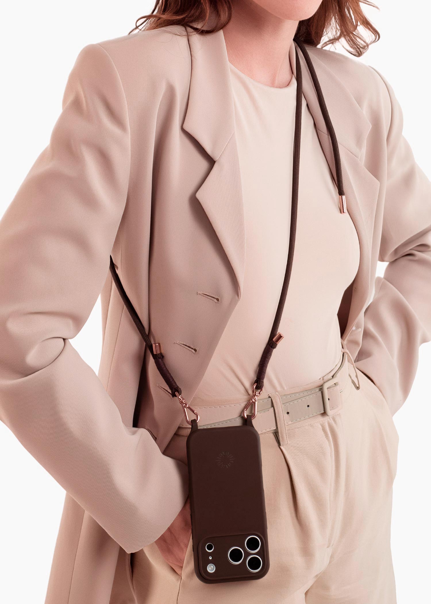 Alça Modular Café + Case para iPhone