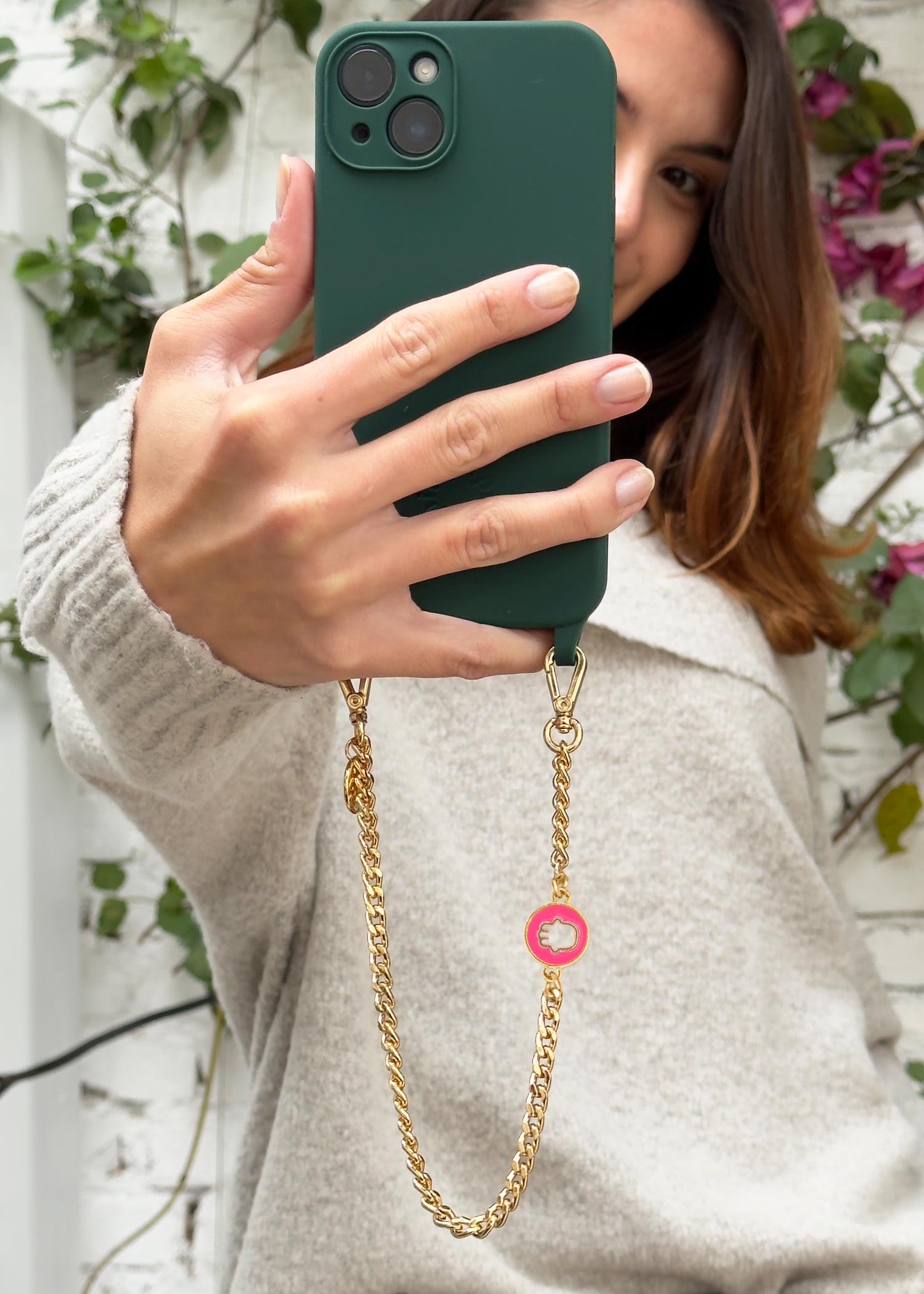 Alça Universal de Mão Corrente Dourada Boa Sorte