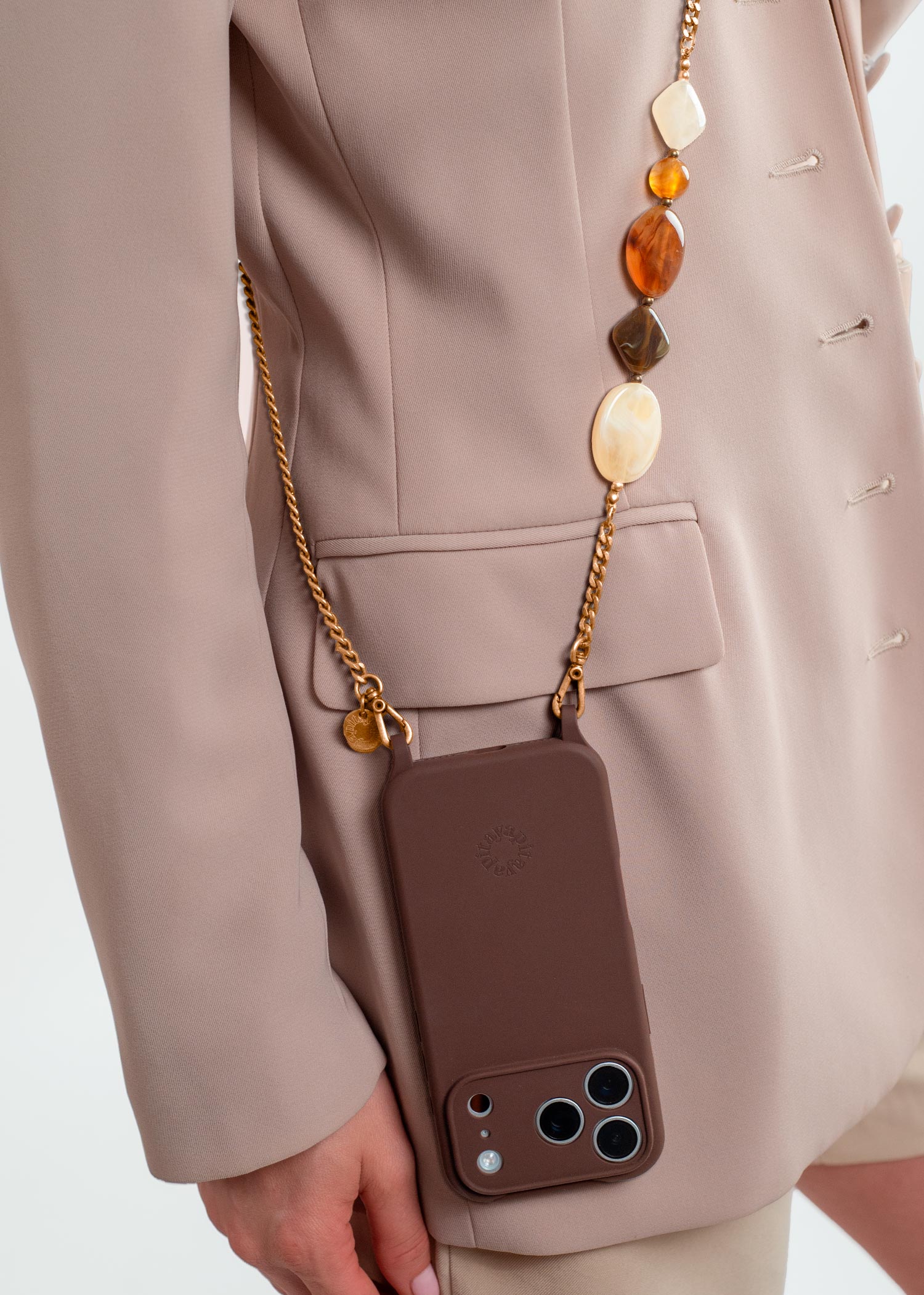 iPhoneアクセサリー Kalondji123123 Alça Corrente Dourada Isa + Case para iPhone – Aya Pitaya