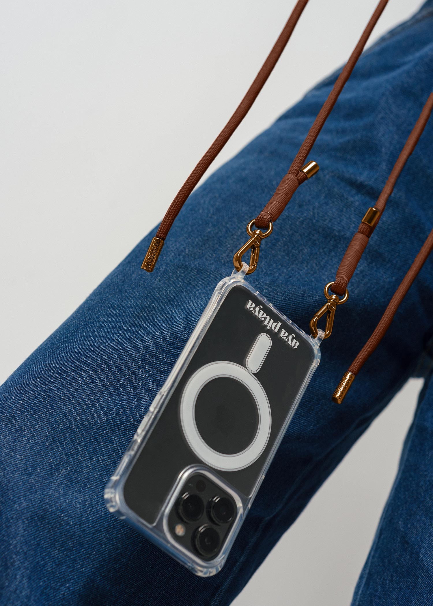 Alça Modular Café Ouro Velho + Case para iPhone