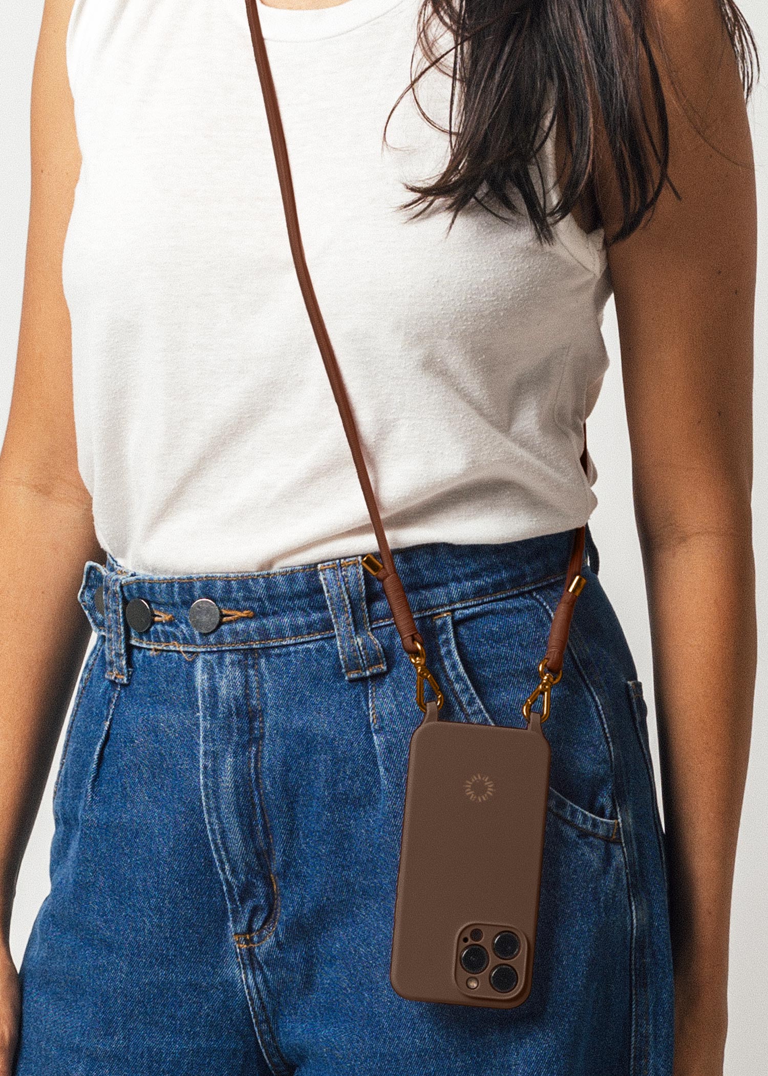 Alça Modular Café Ouro Velho + Case para iPhone