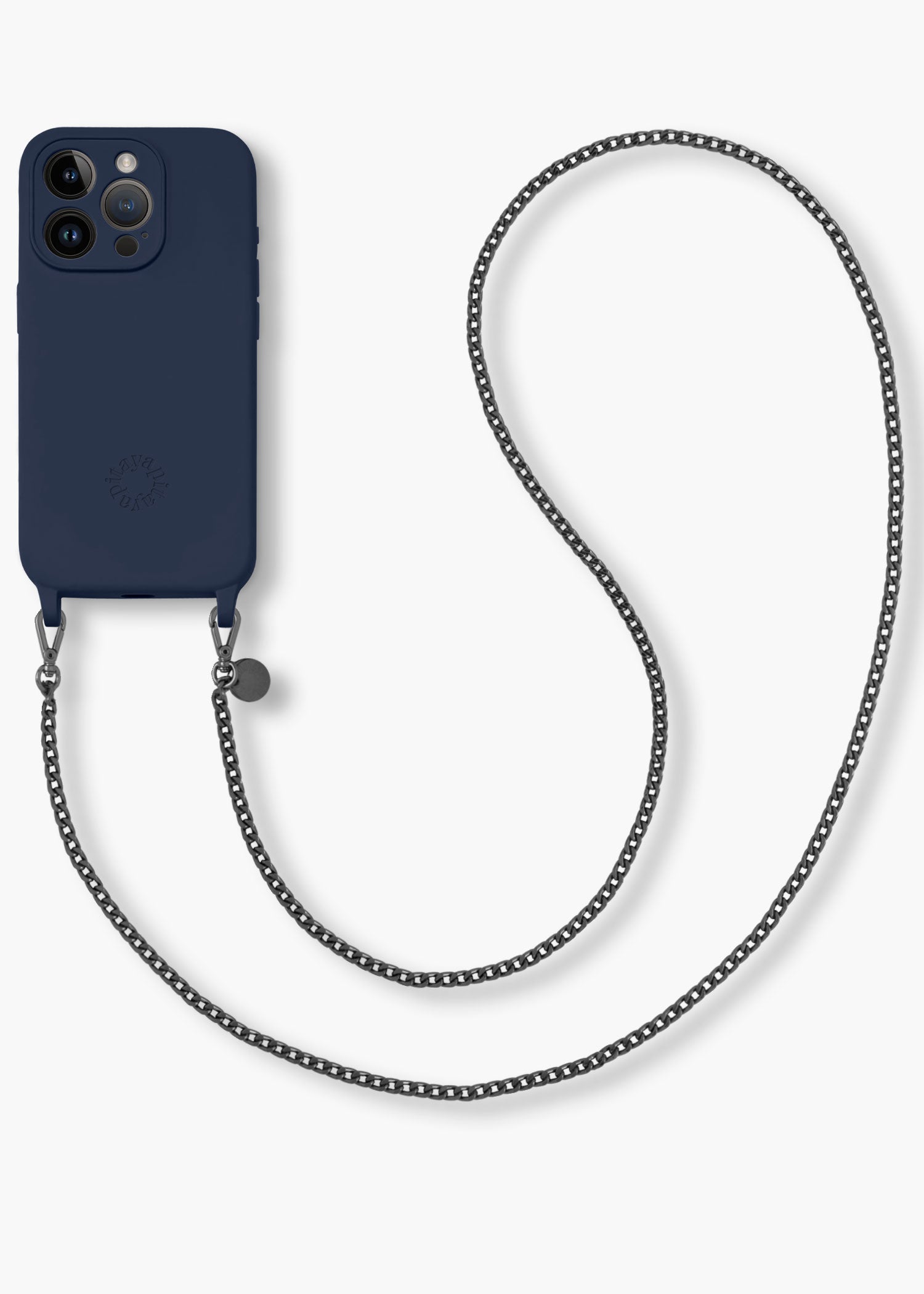 Alça Corrente Grafite + Case para iPhone