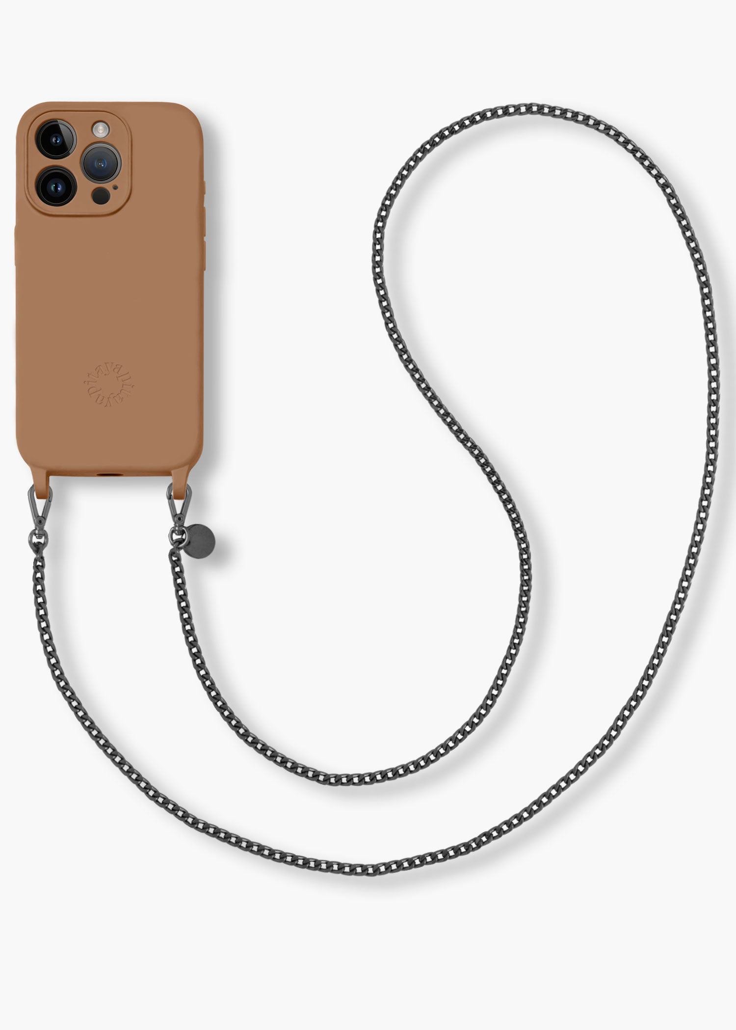 Alça Corrente Grafite + Case para iPhone