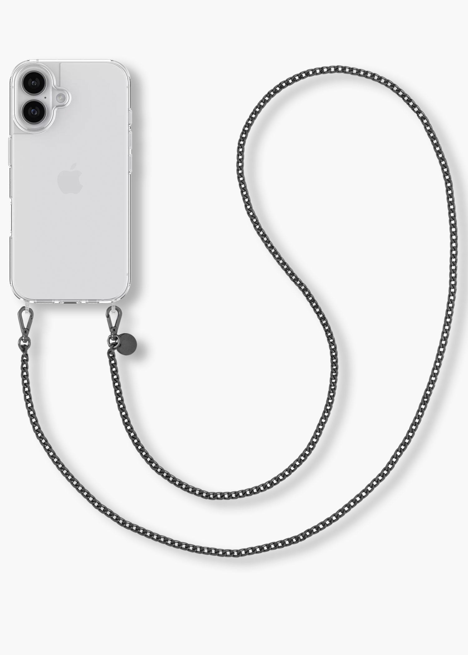 Alça Corrente Grafite + Case para iPhone