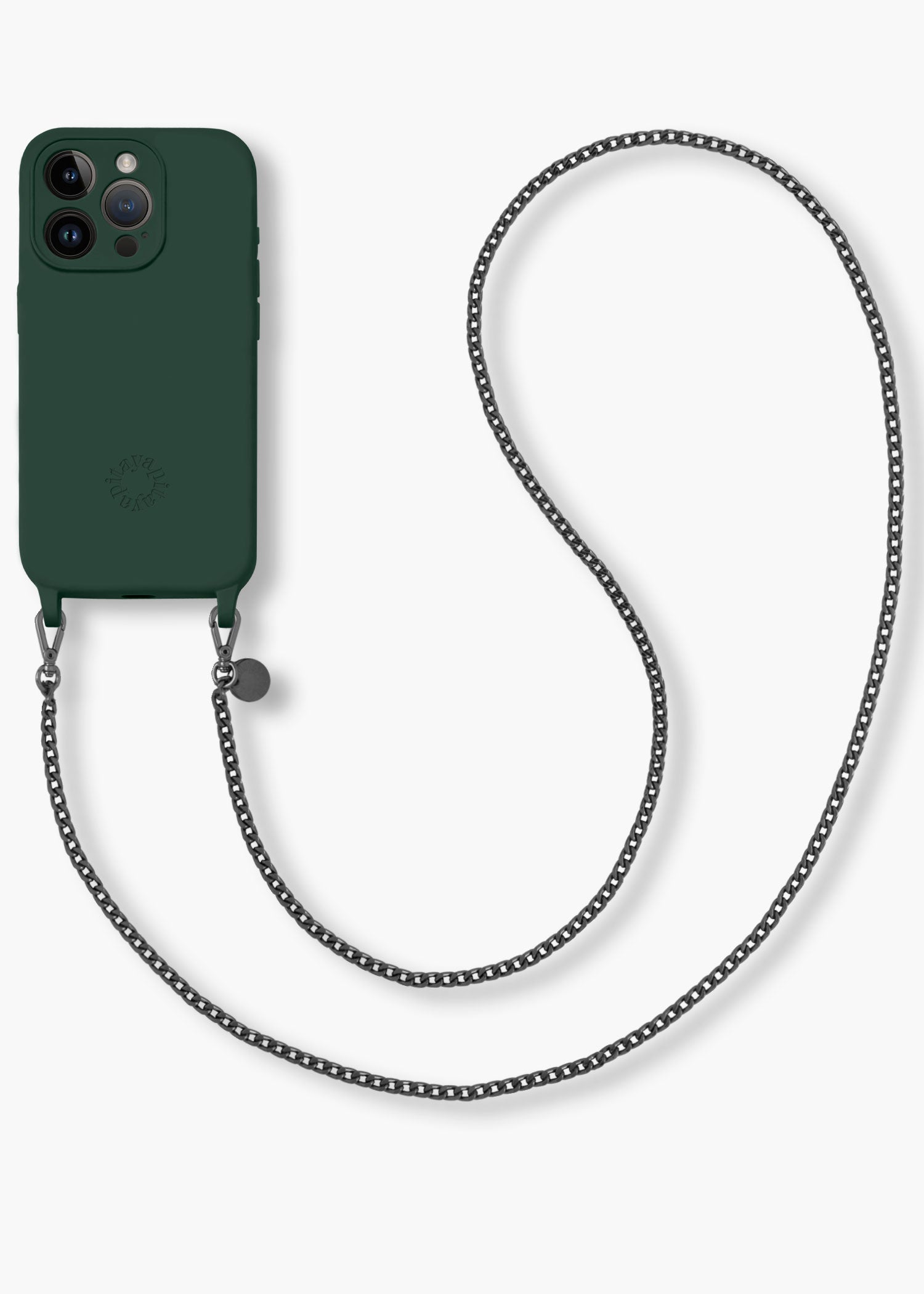 Alça Corrente Grafite + Case para iPhone