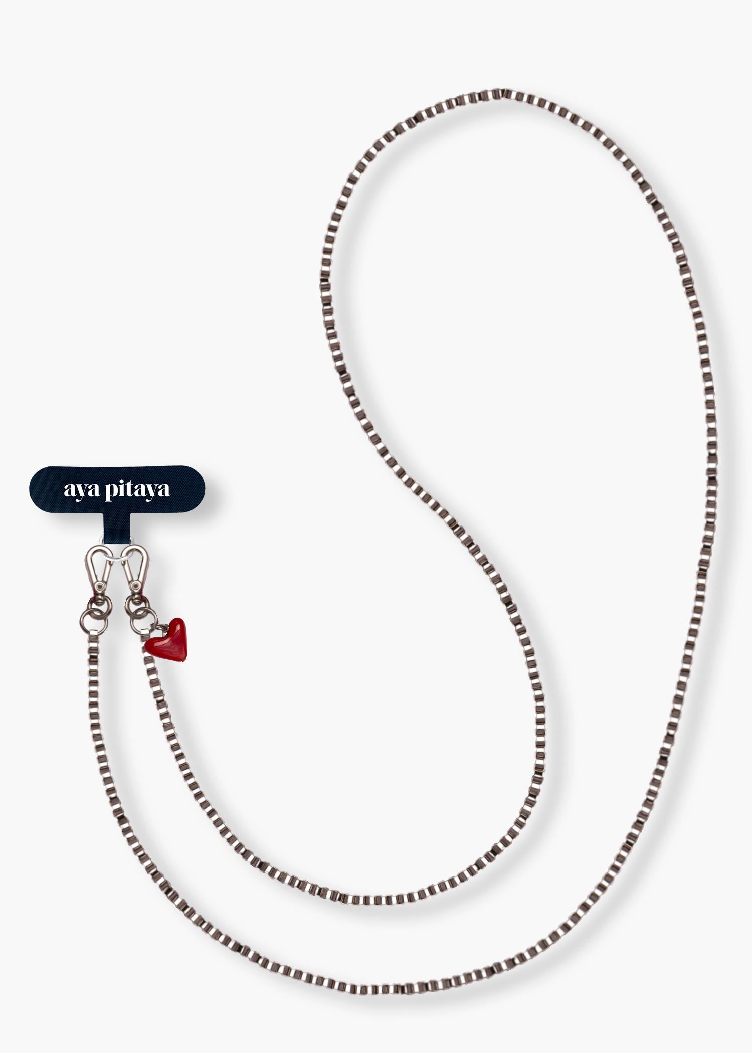 Alça Corrente Prata Heavy Love