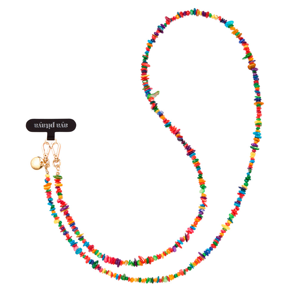 Alça Universal para Celular Madrepérolas Coloridas – Aya Pitaya