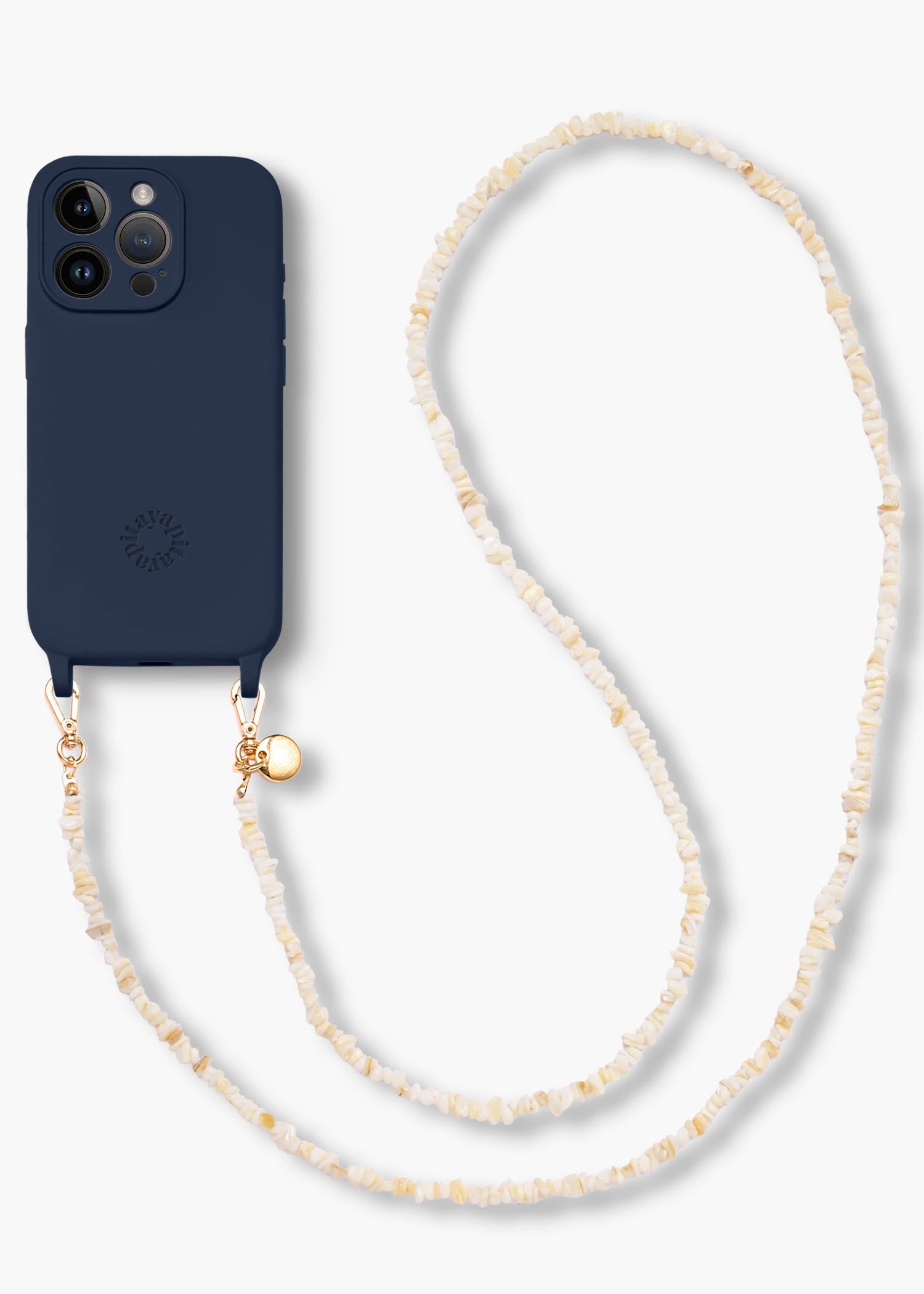 Alça Madrepérolas Areia + Case para iPhone