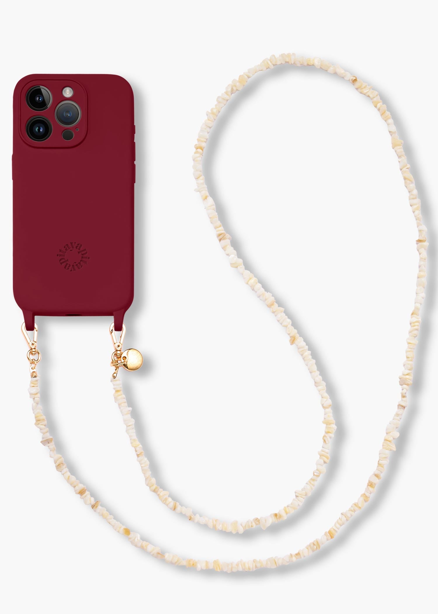 Alça Madrepérolas Areia + Case para iPhone