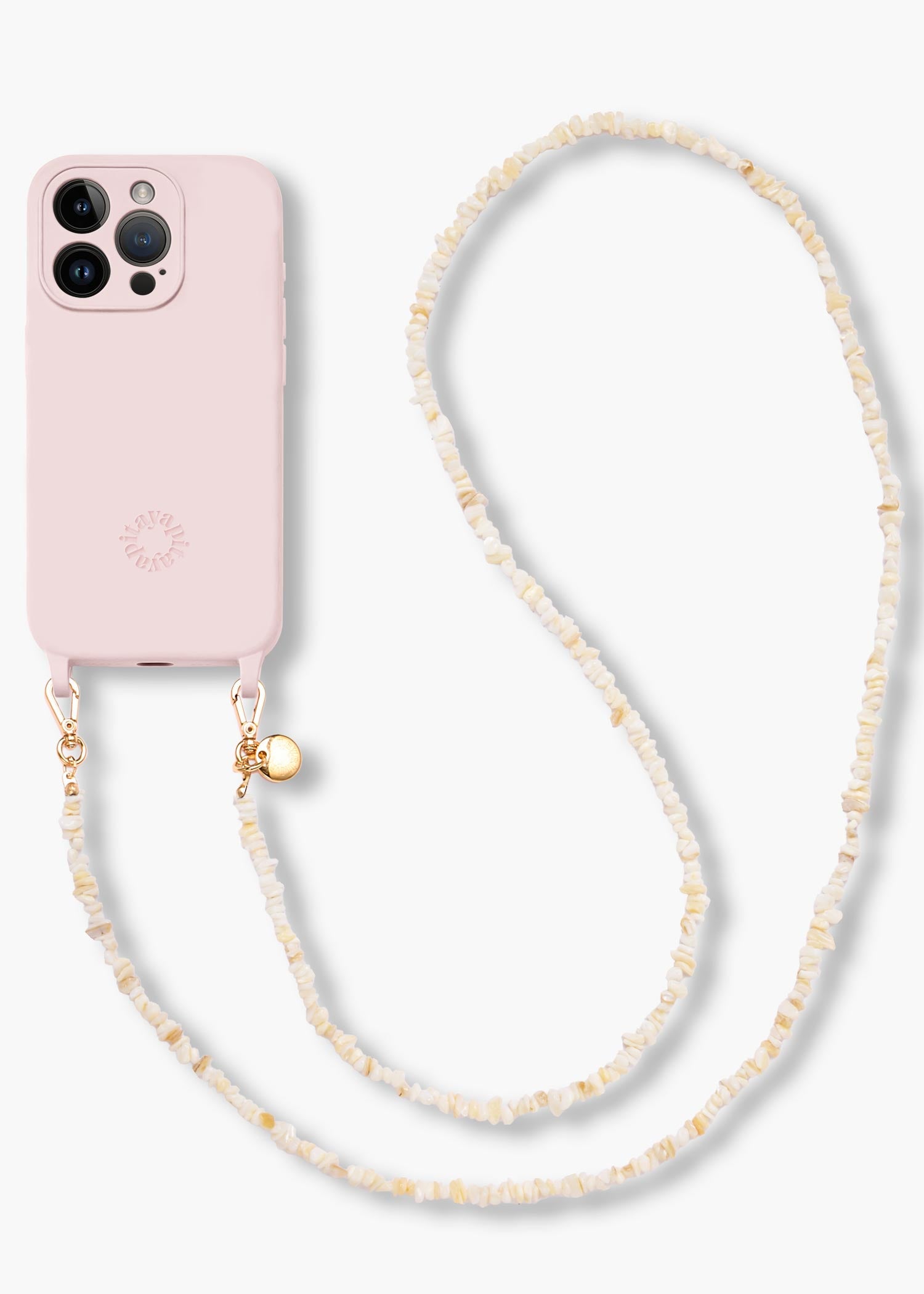 Alça Madrepérolas Areia + Case para iPhone