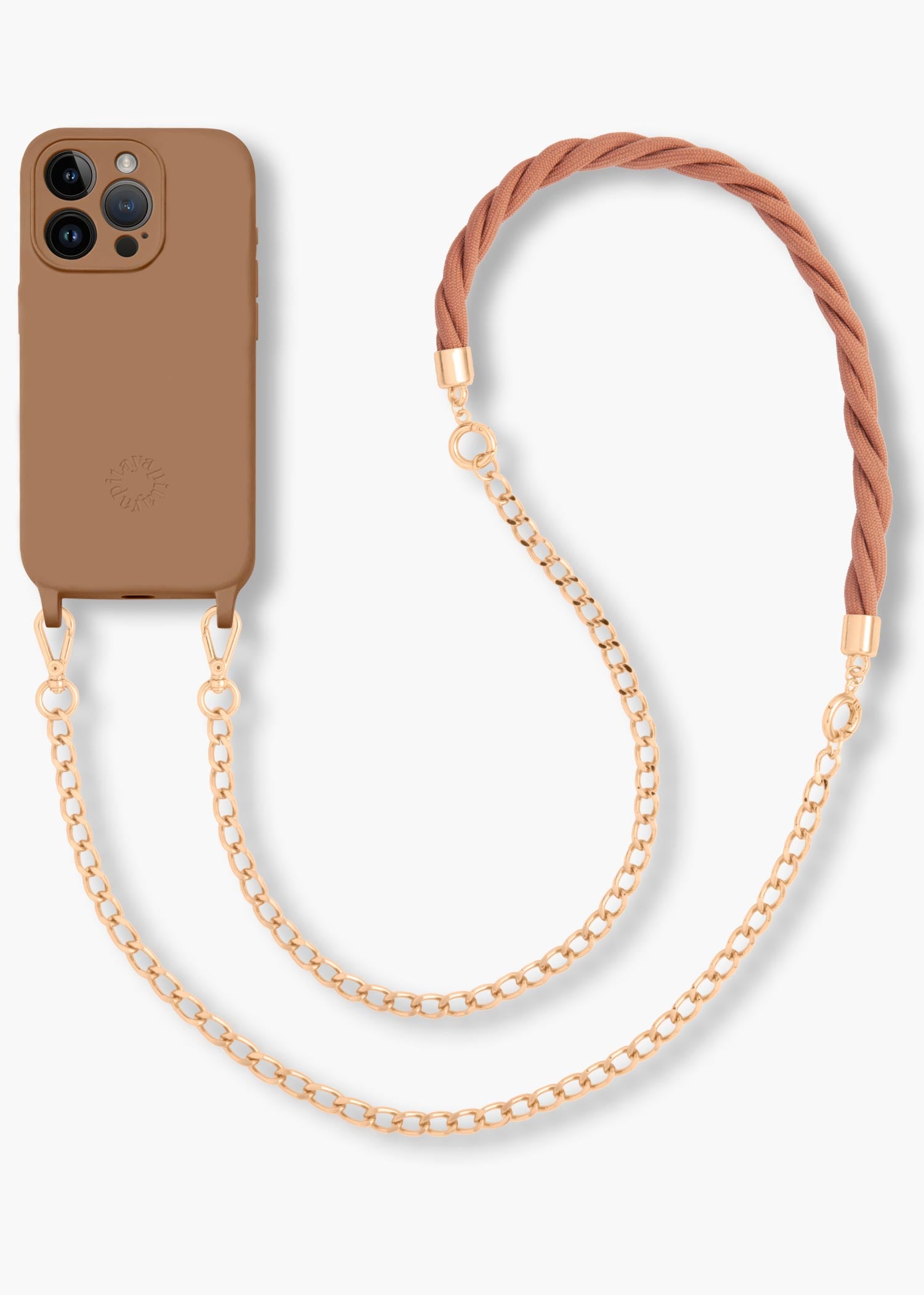 Alça de Mão Luiza + Corrente Extensora de Alça + Case para iPhone