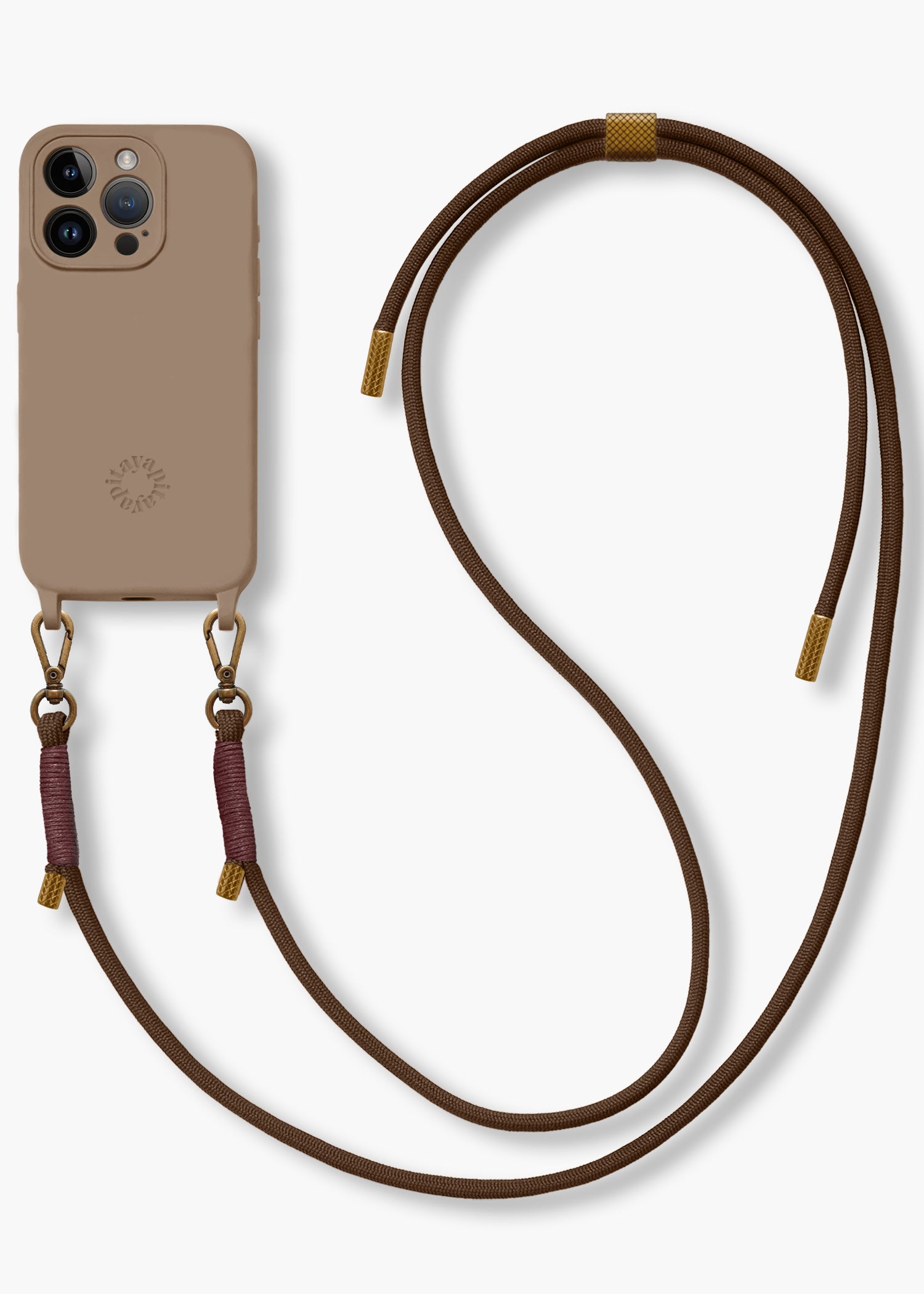 Alça Modular Café Ouro Velho + Case para iPhone