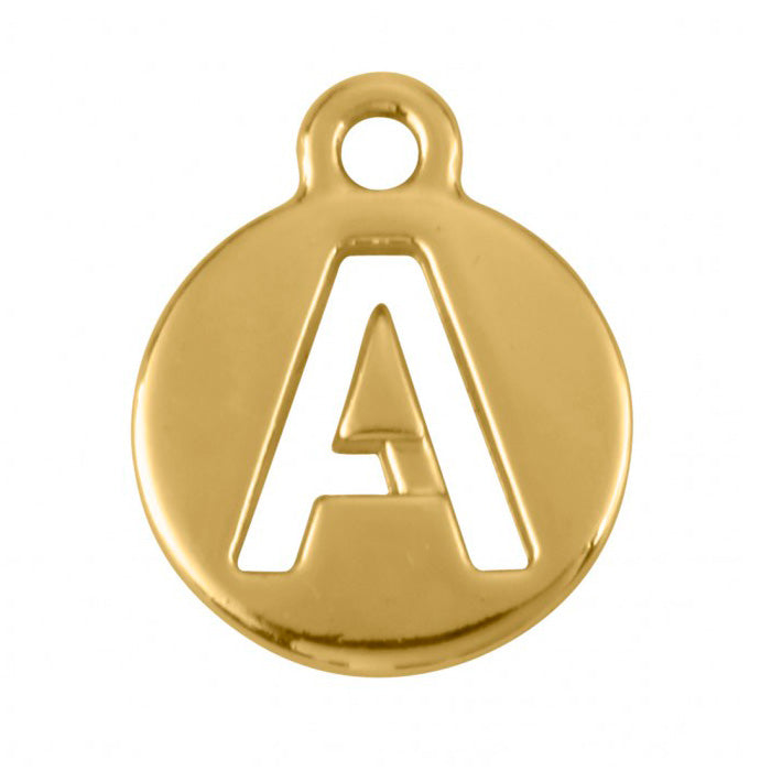 Pingente Letra Dourado
