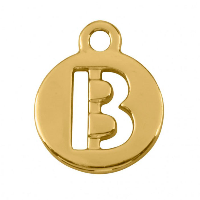 Pingente Letra Dourado