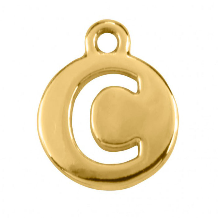 Pingente Letra Dourado