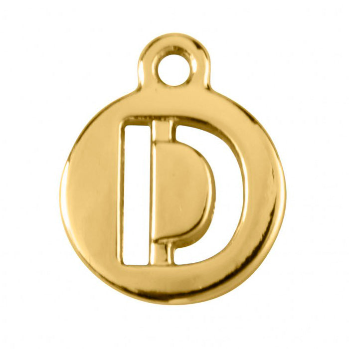 Pingente Letra Dourado