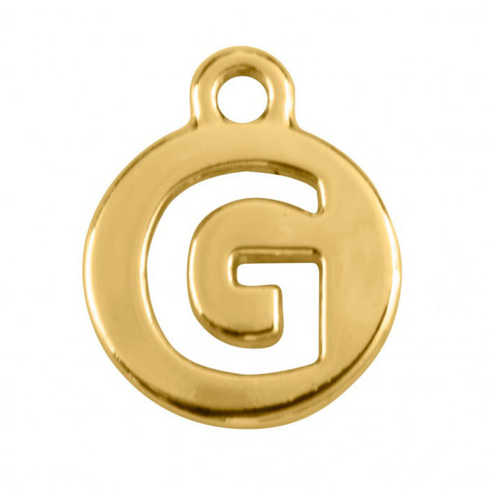 Pingente Letra Dourado