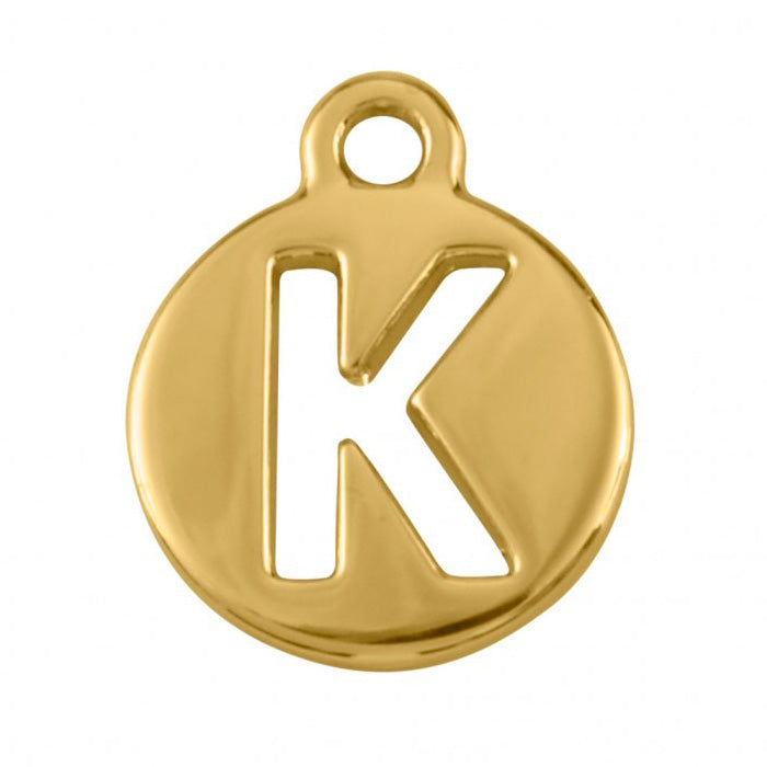 Pingente Letra Dourado