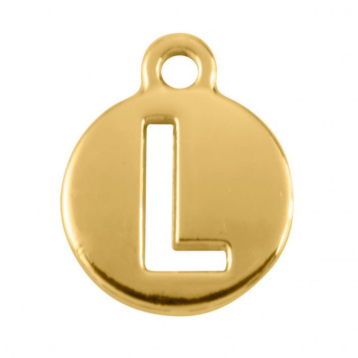 Pingente Letra Dourado