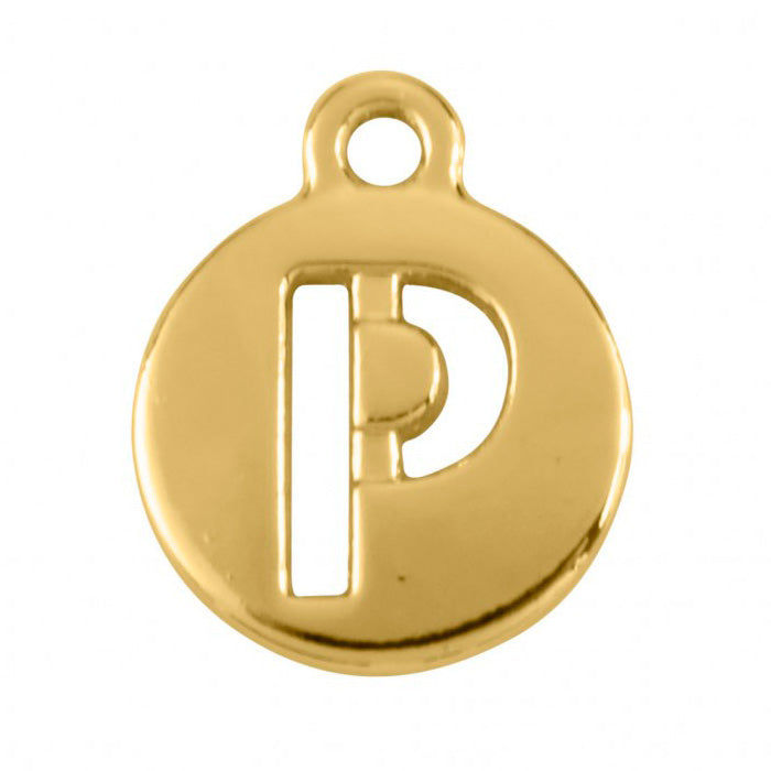 Pingente Letra Dourado