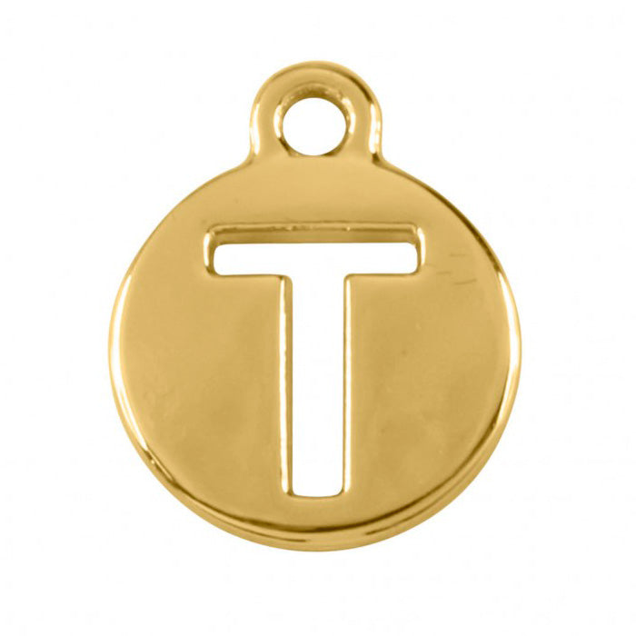 Pingente Letra Dourado