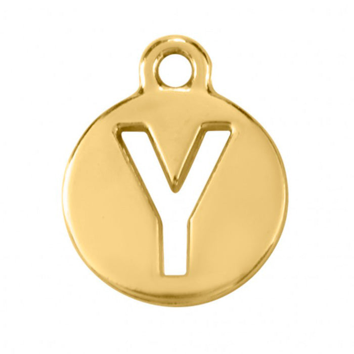 Pingente Letra Dourado