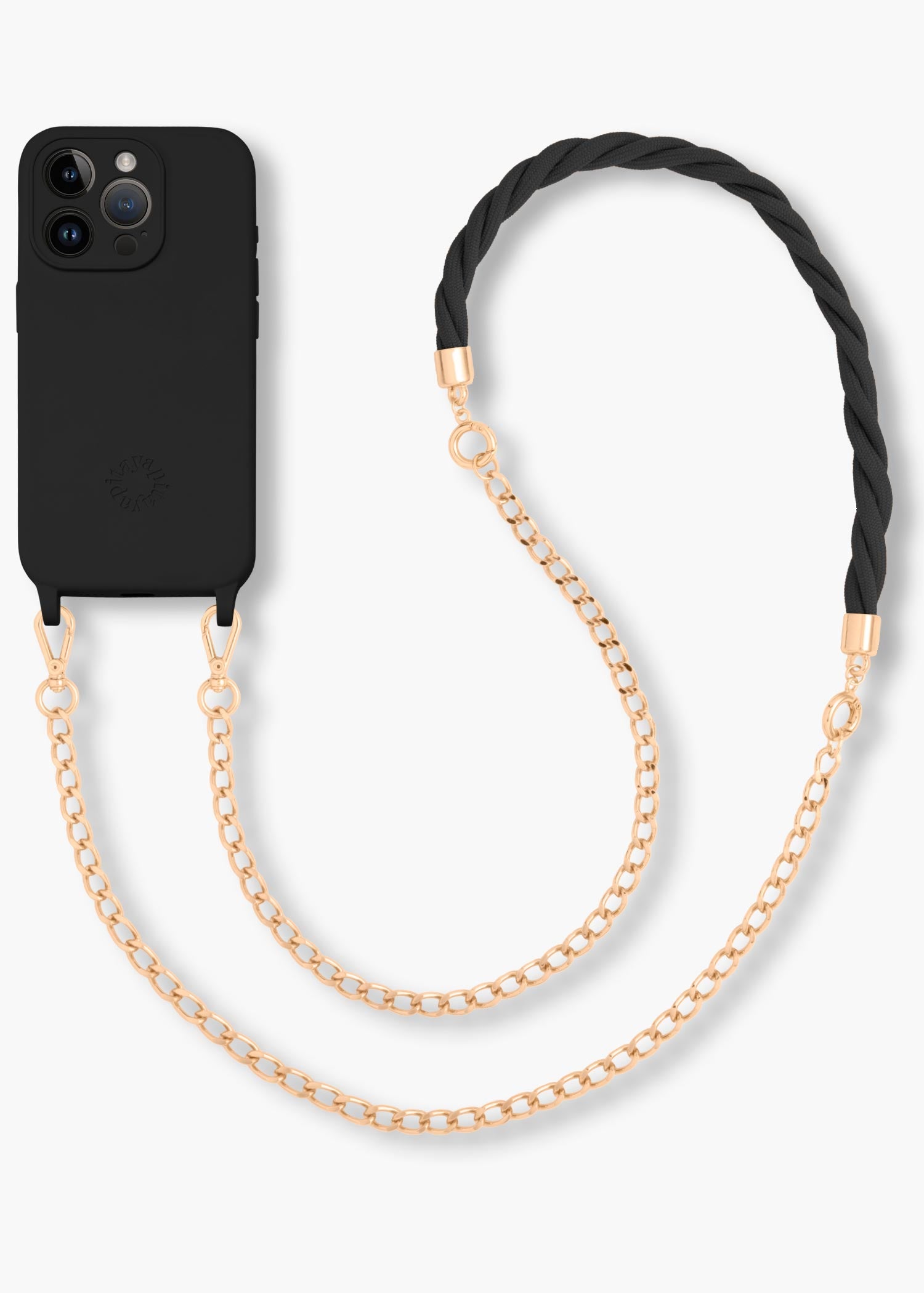 Alça de Mão Helena + Corrente Extensora de Alça + Case para iPhone