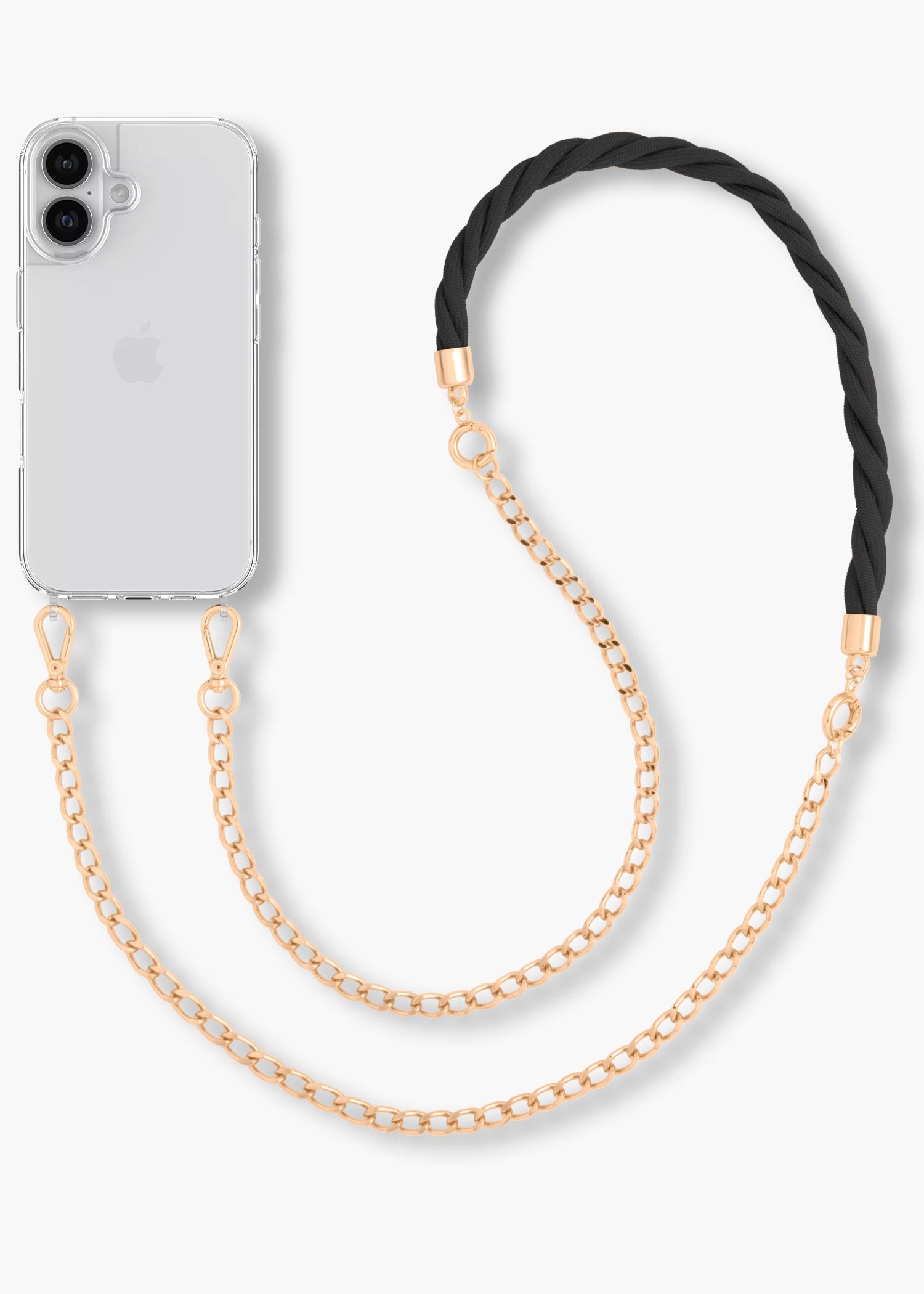 Alça de Mão Helena + Corrente Extensora de Alça + Case para iPhone