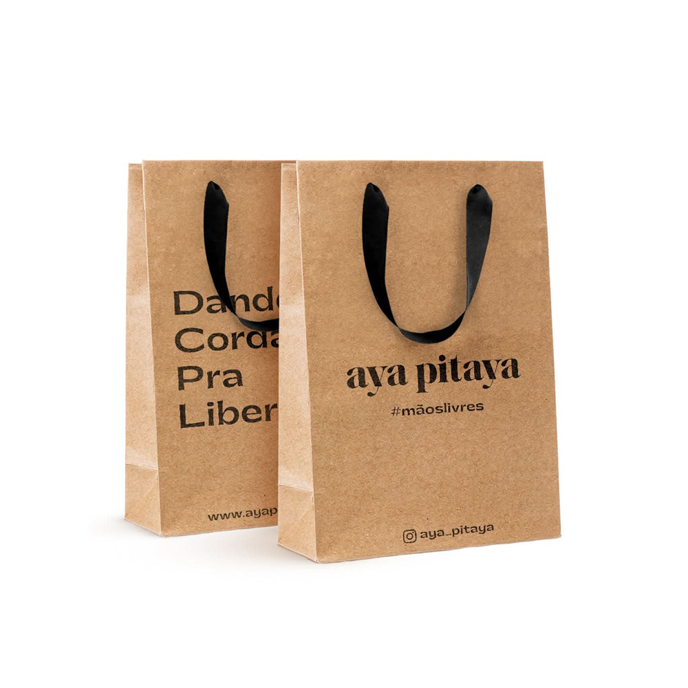 sacola de papel kraft