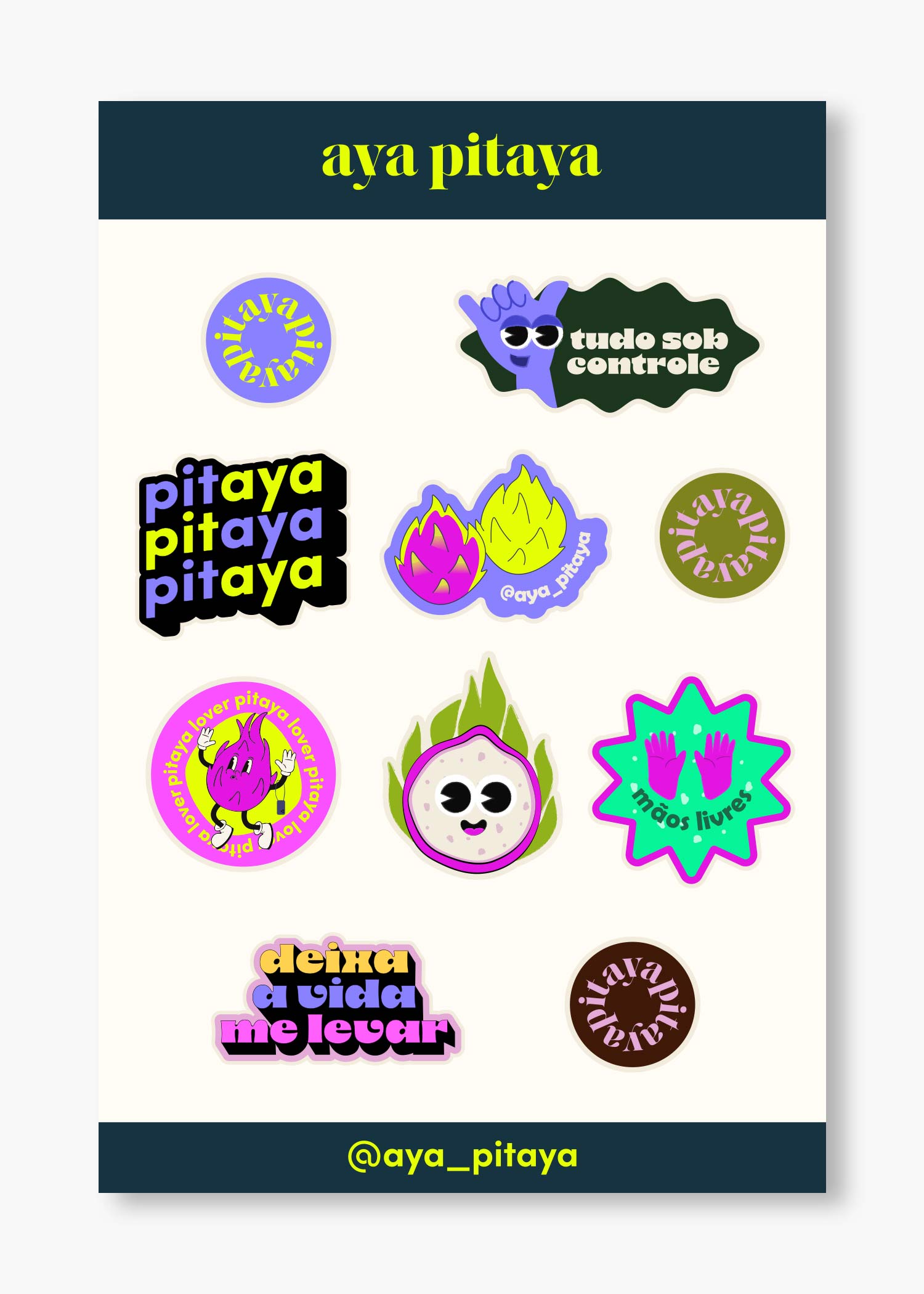 ❁aya❁ Stickers Aya – Aya Pitaya