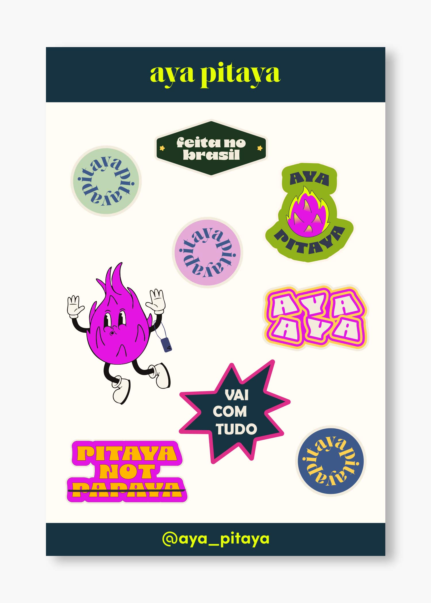 Stickers Aya – Aya Pitaya